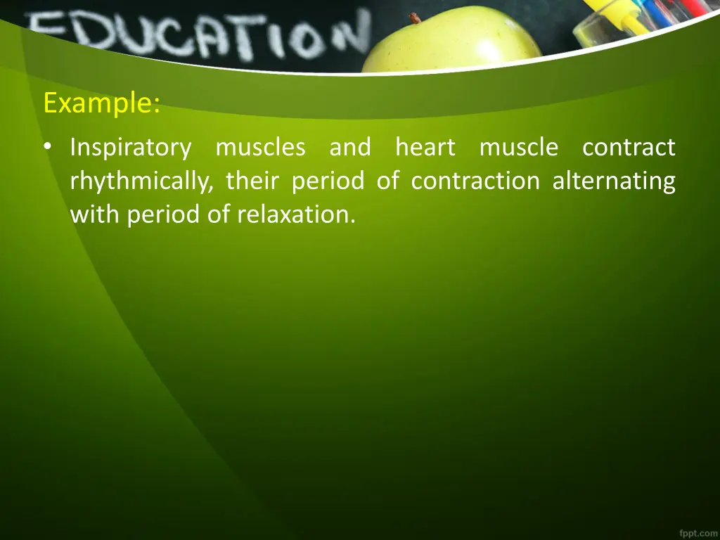 example inspiratory muscles and heart muscle