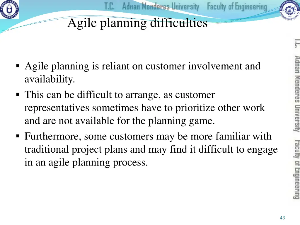agile planning difficulties