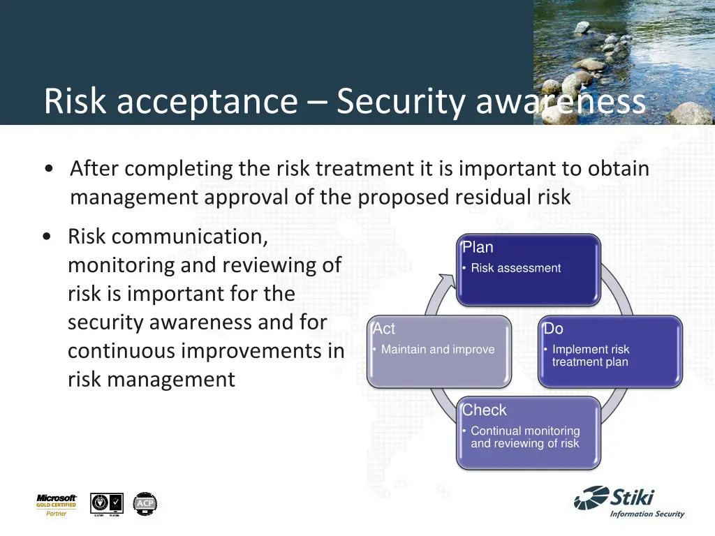 risk acceptance security awareness