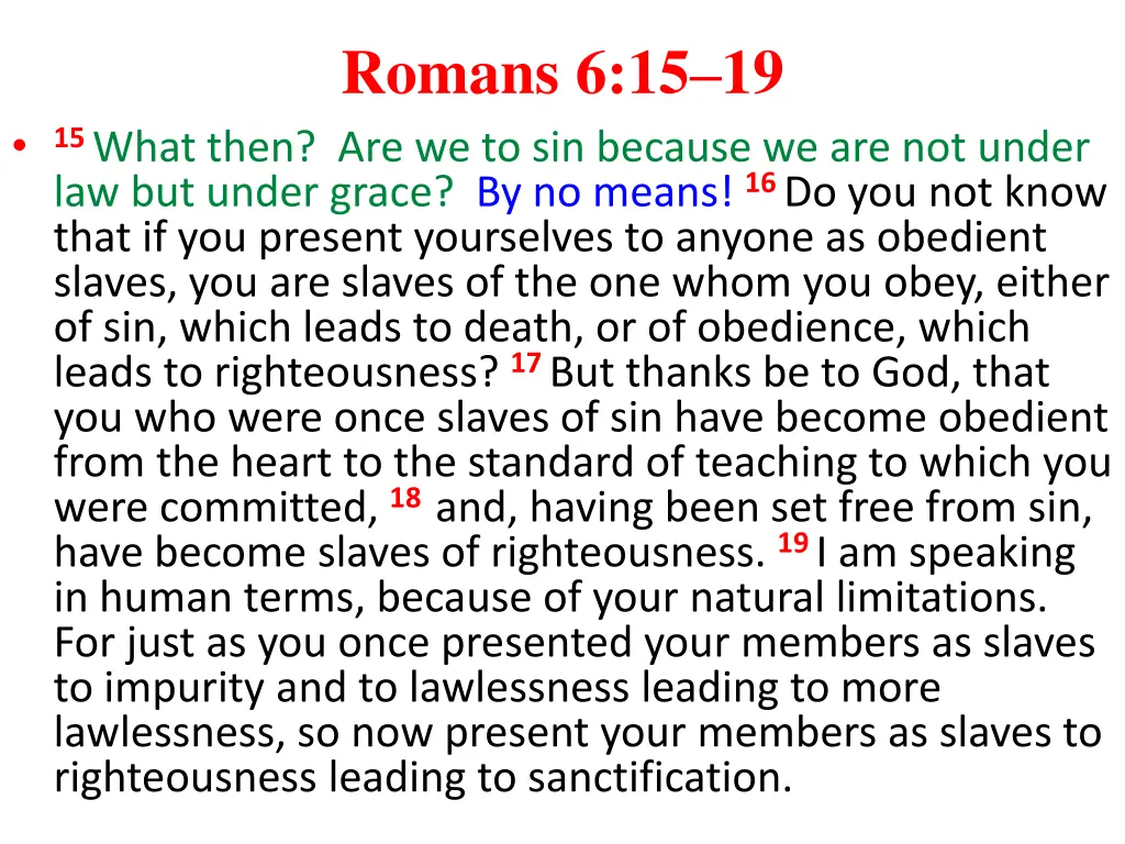 romans 6 15 19