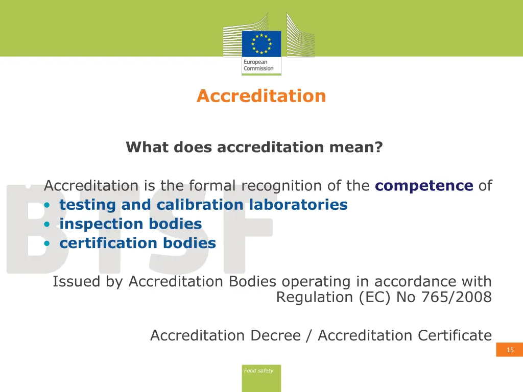 accreditation