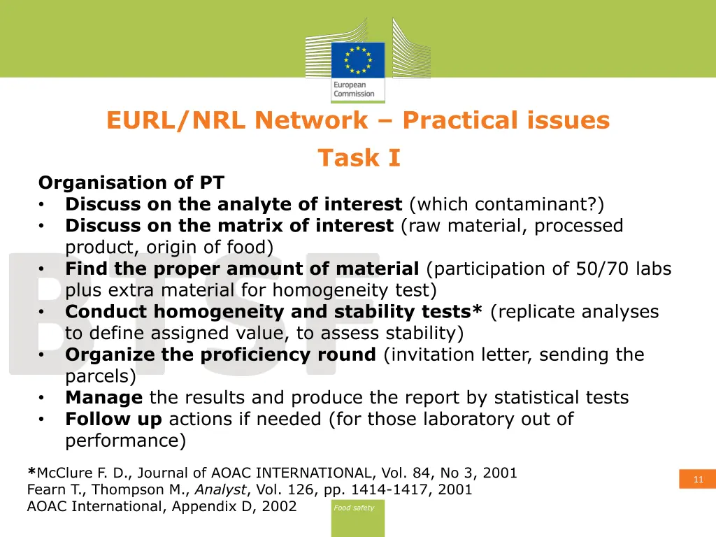 eurl nrl network practical issues task