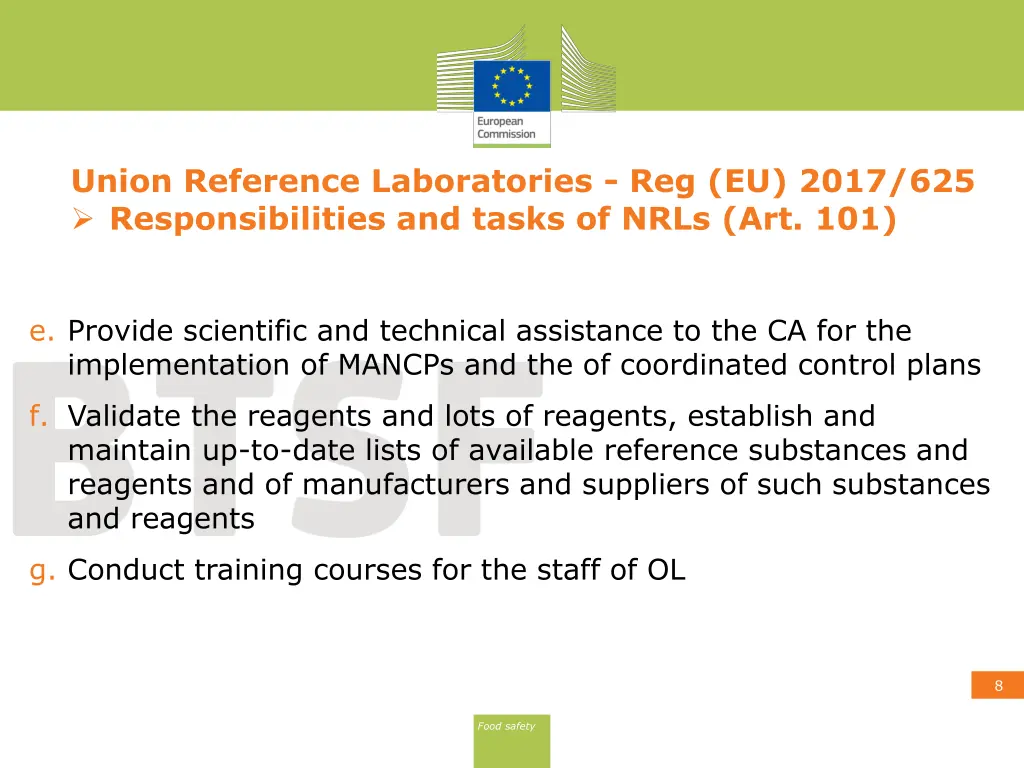 union reference laboratories reg eu 2017