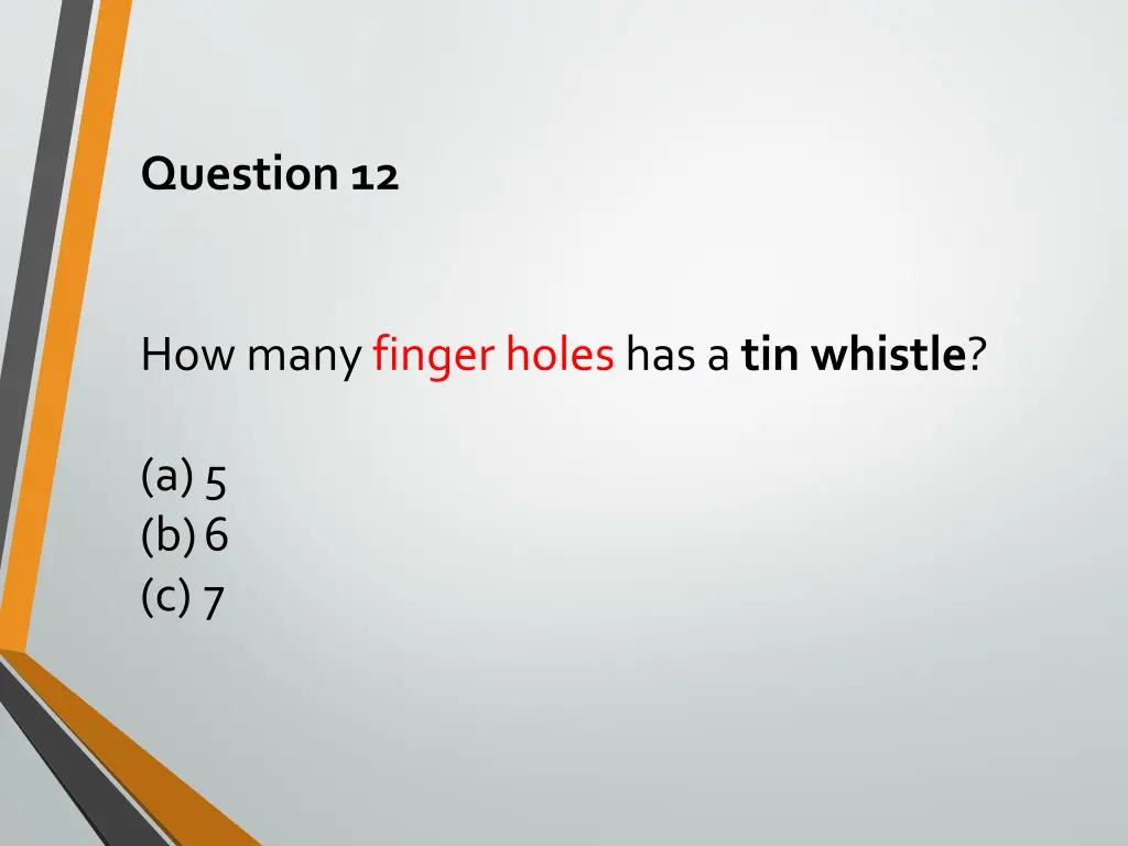 question 12