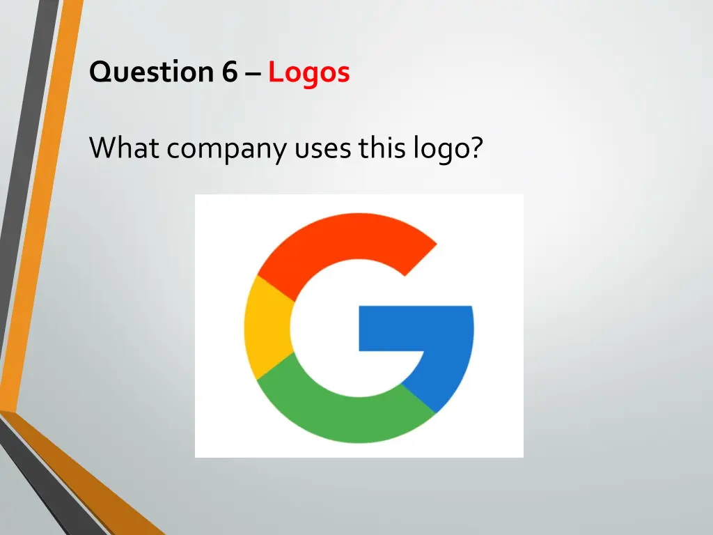 question 6 logos