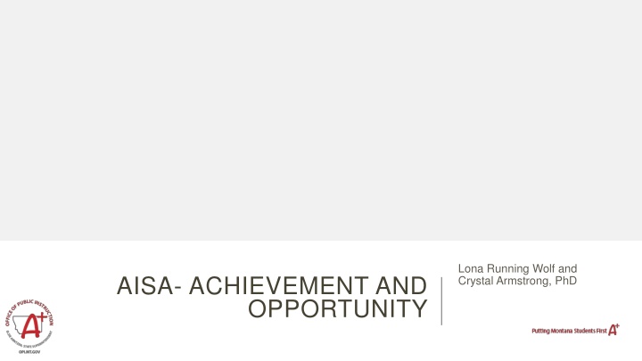 lona running wolf and crystal armstrong phd