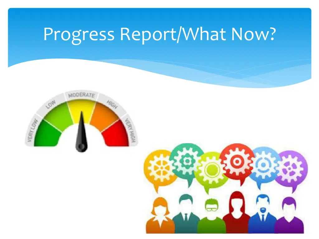 progress report what now