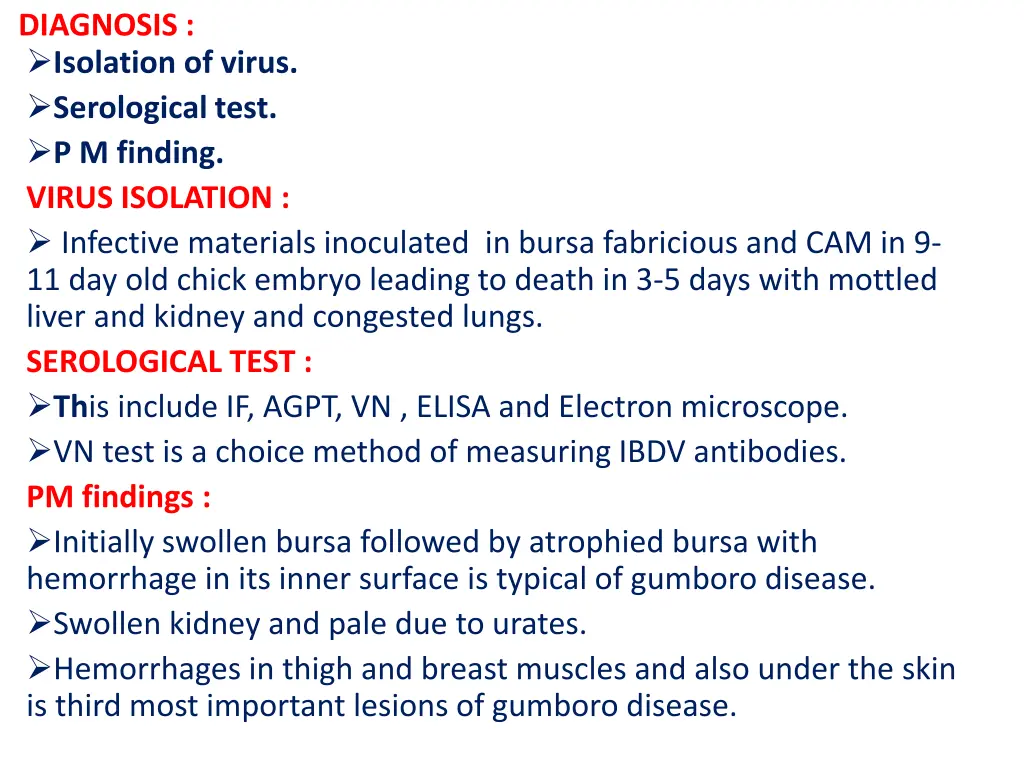 diagnosis isolation of virus serological test