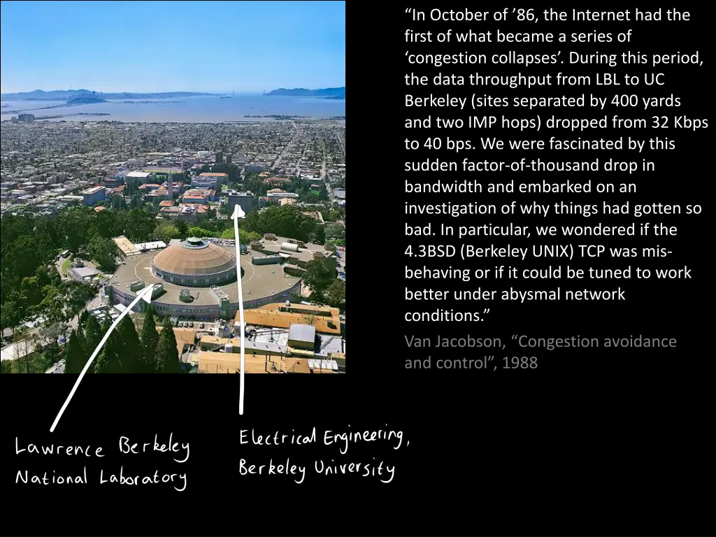 in october of 86 the internet had the first