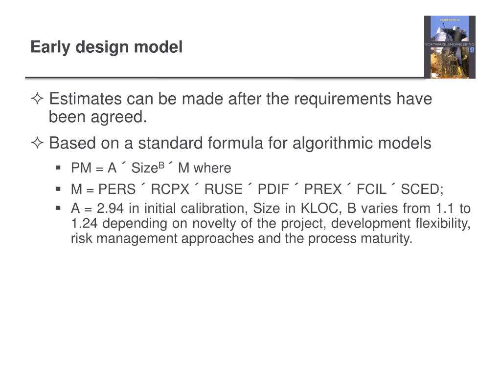 early design model