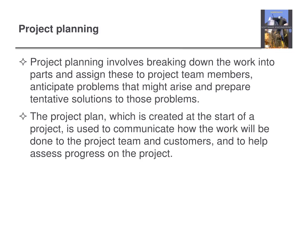 project planning