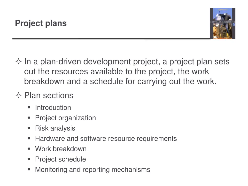 project plans