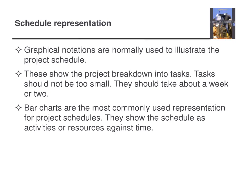 schedule representation