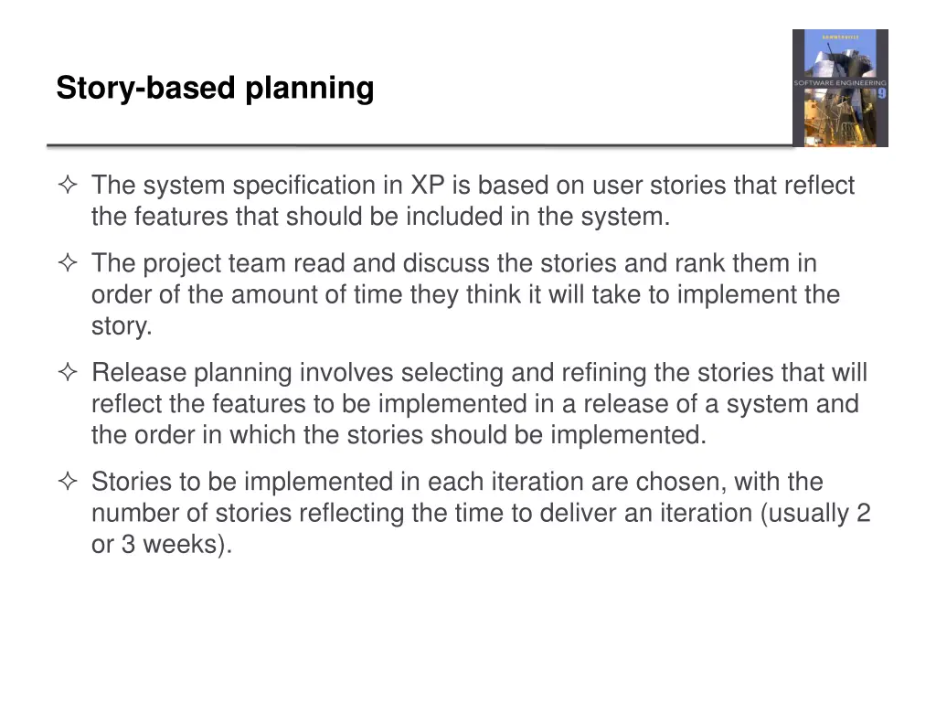 story based planning