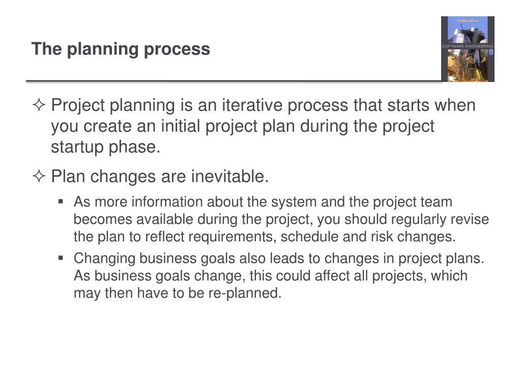 the planning process