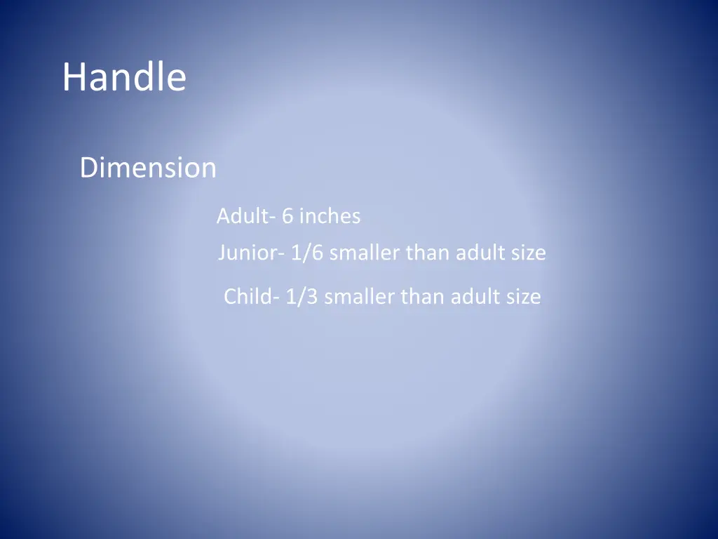 handle