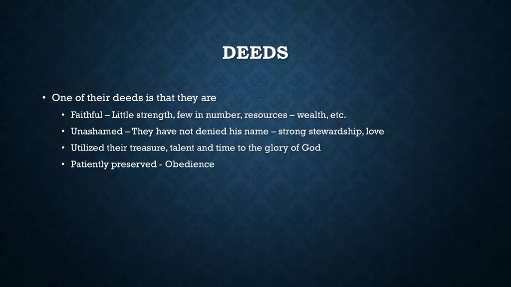 deeds