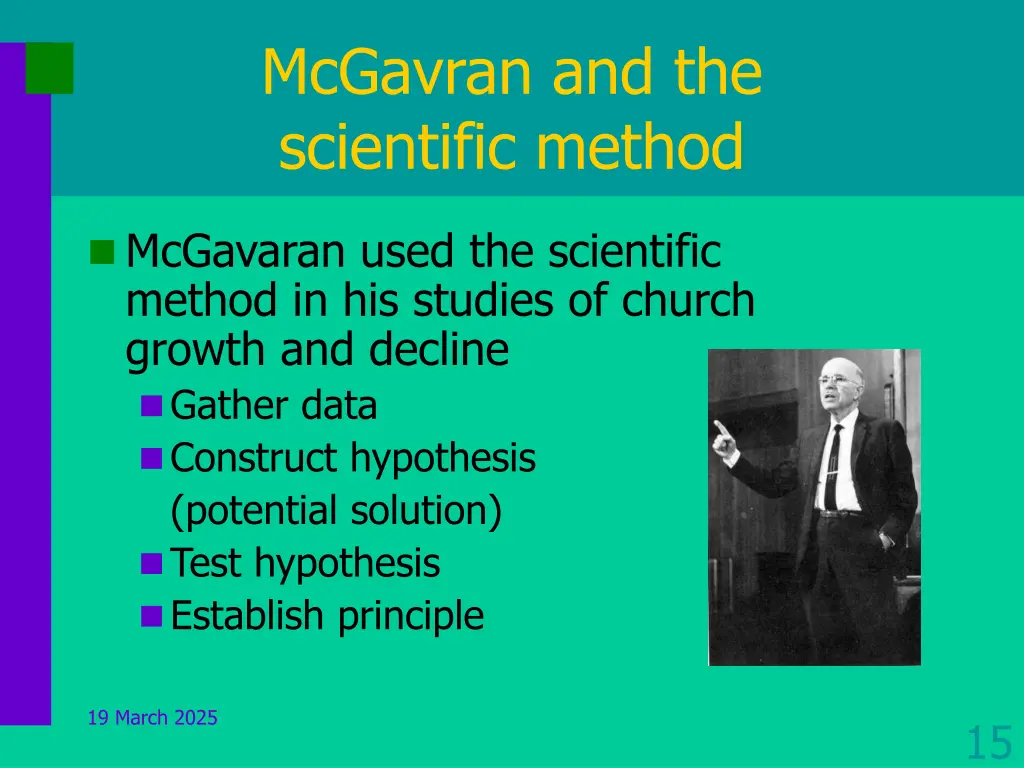 mcgavran and the scientific method