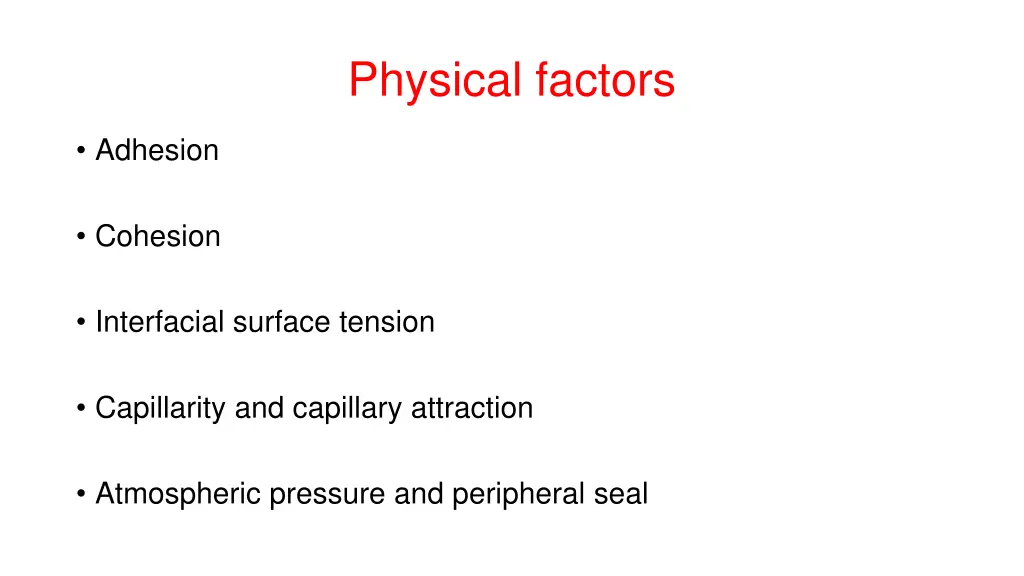 physical factors