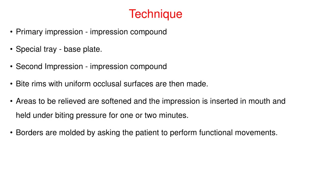 technique