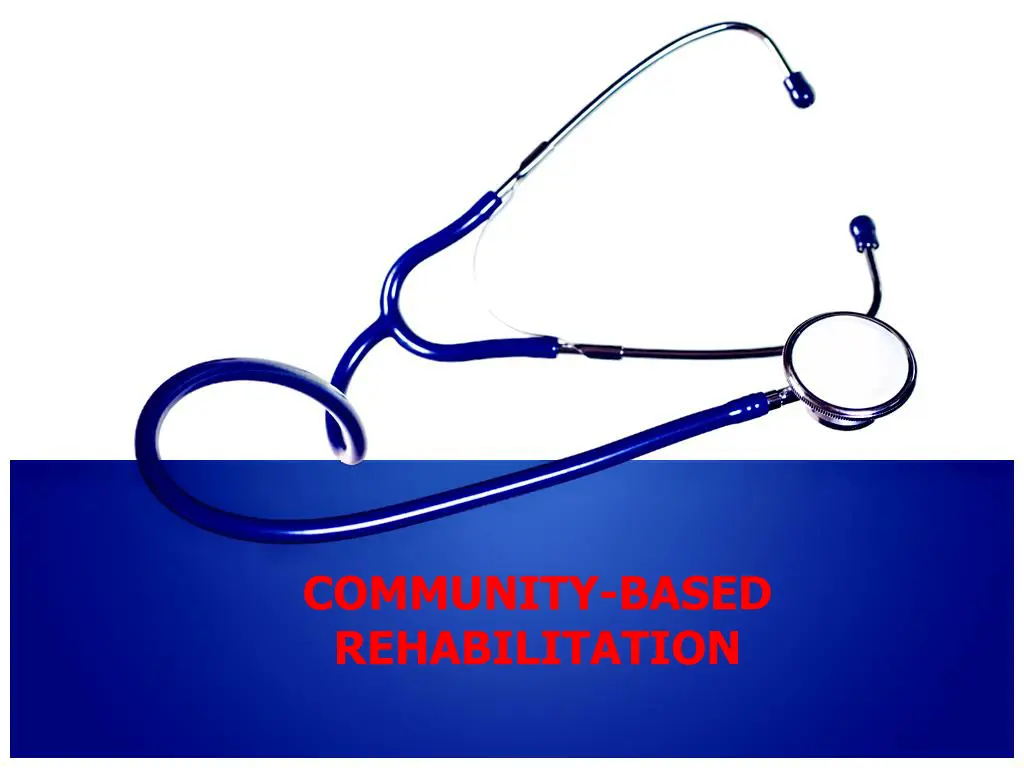community based rehabilitation