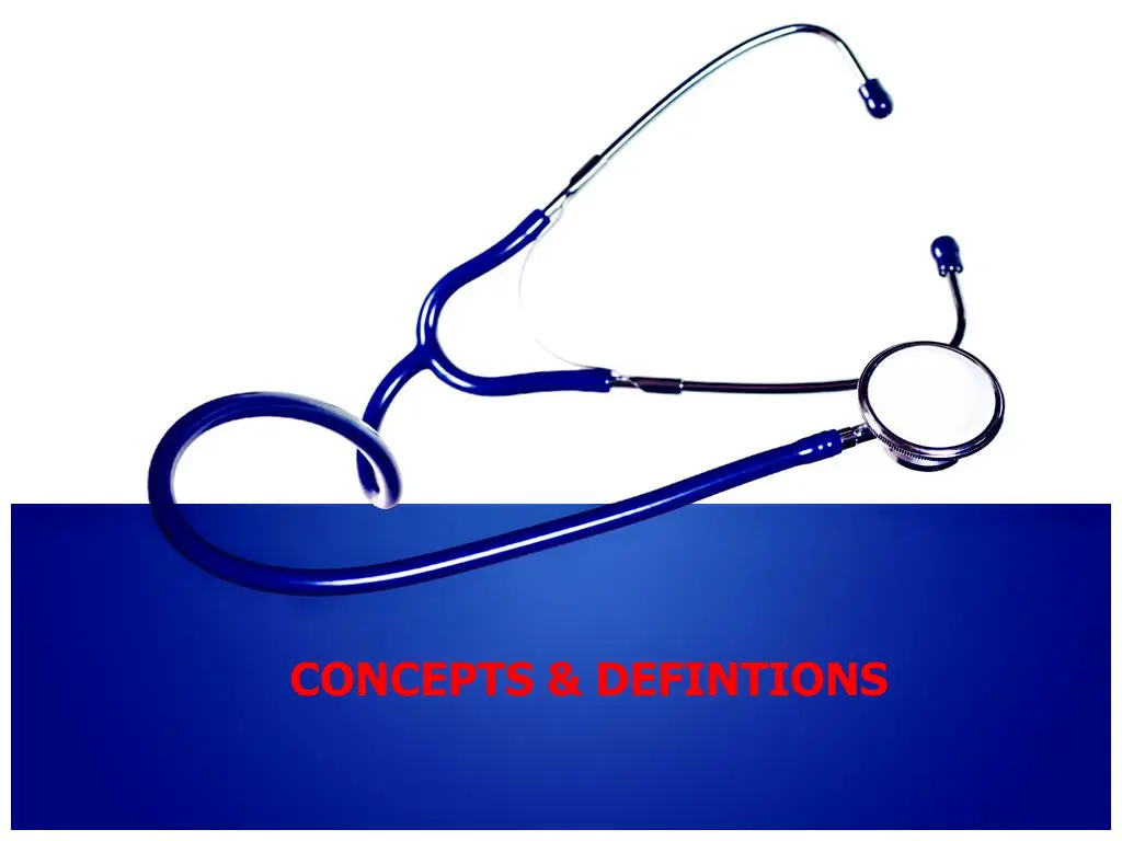 concepts defintions