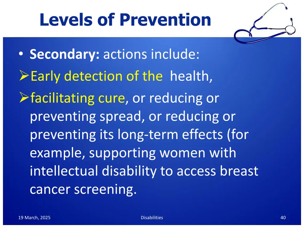 levels of prevention 1