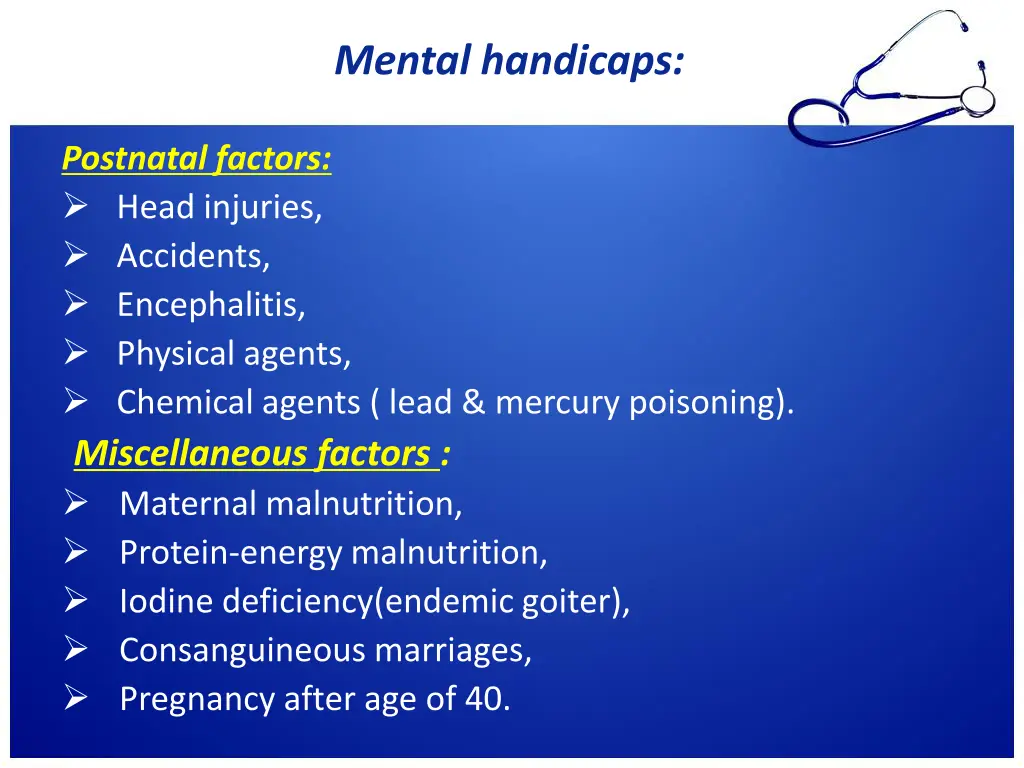mental handicaps 1