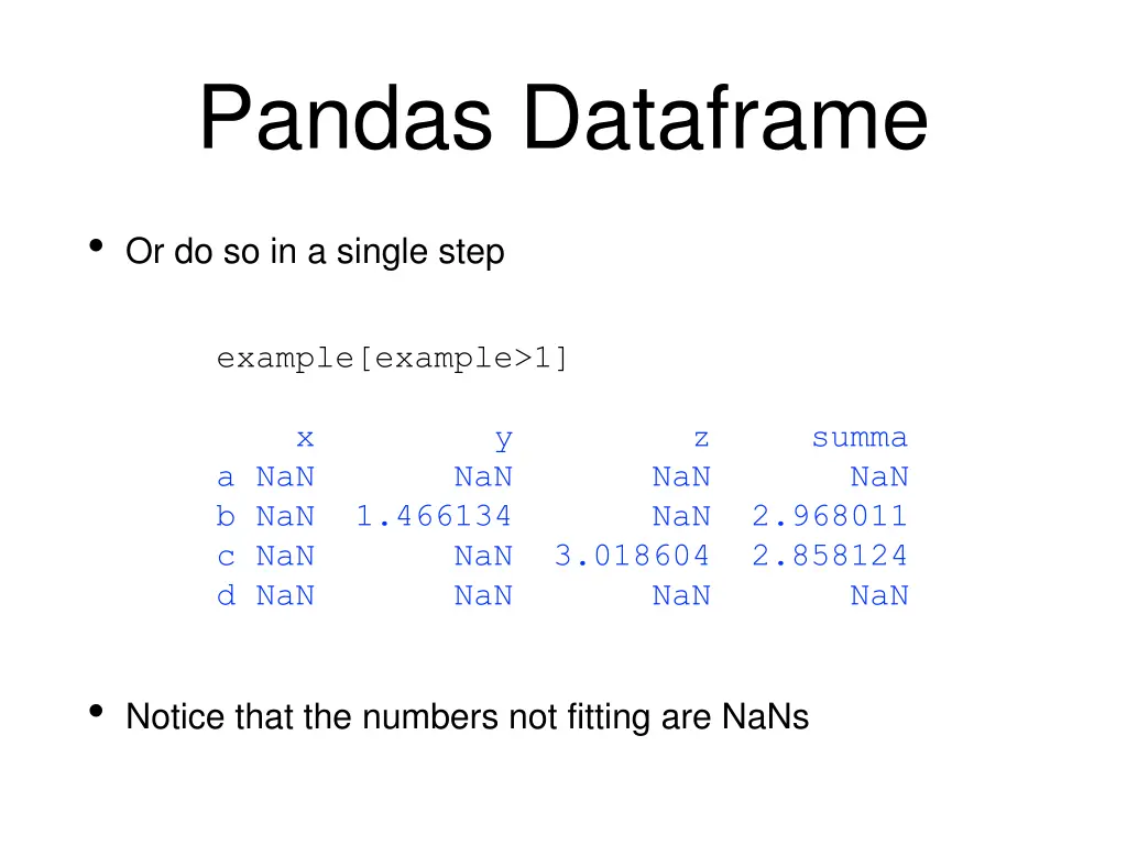 pandas dataframe 14