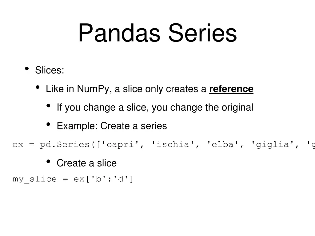 pandas series 10