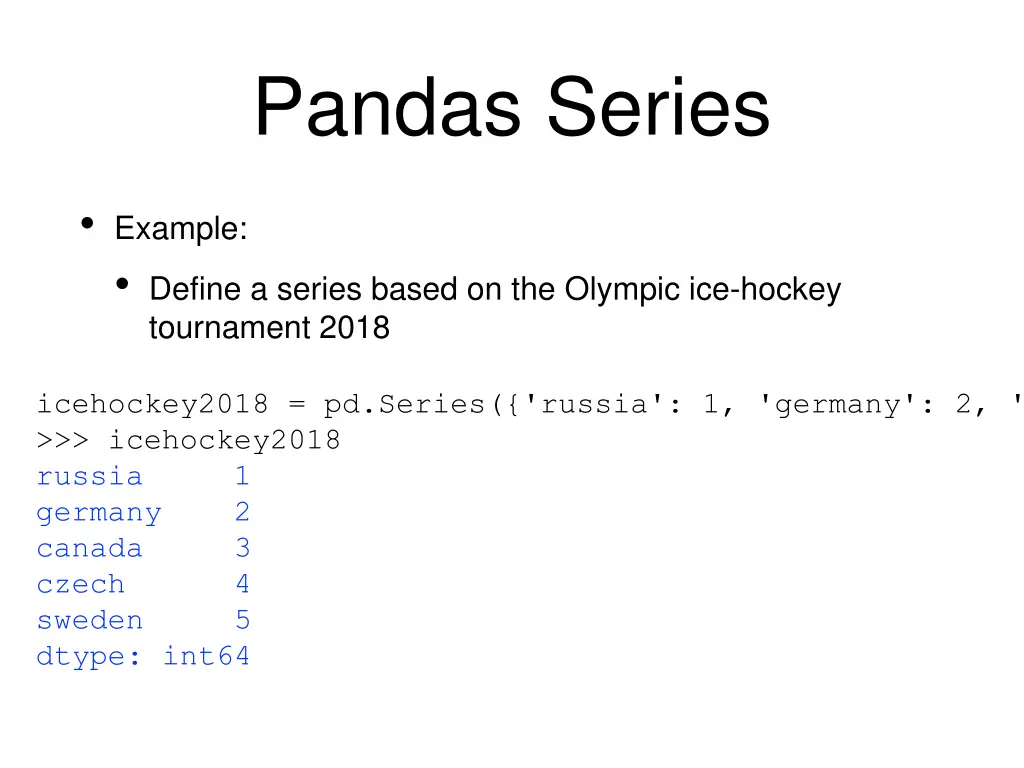 pandas series 16