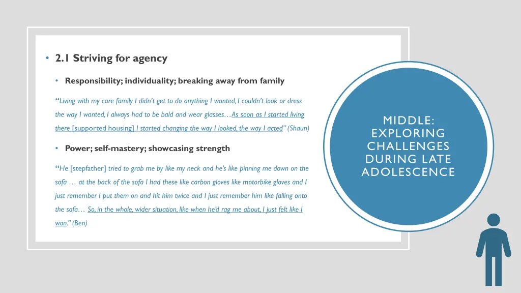 2 1 striving for agency