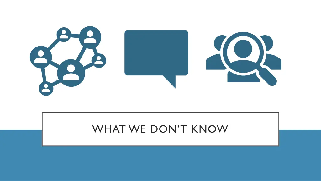 what we don t know