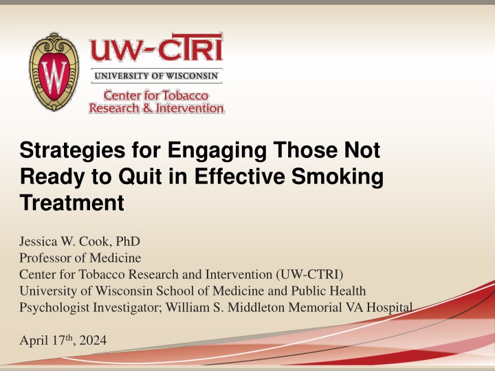 strategies for engaging those not ready to quit