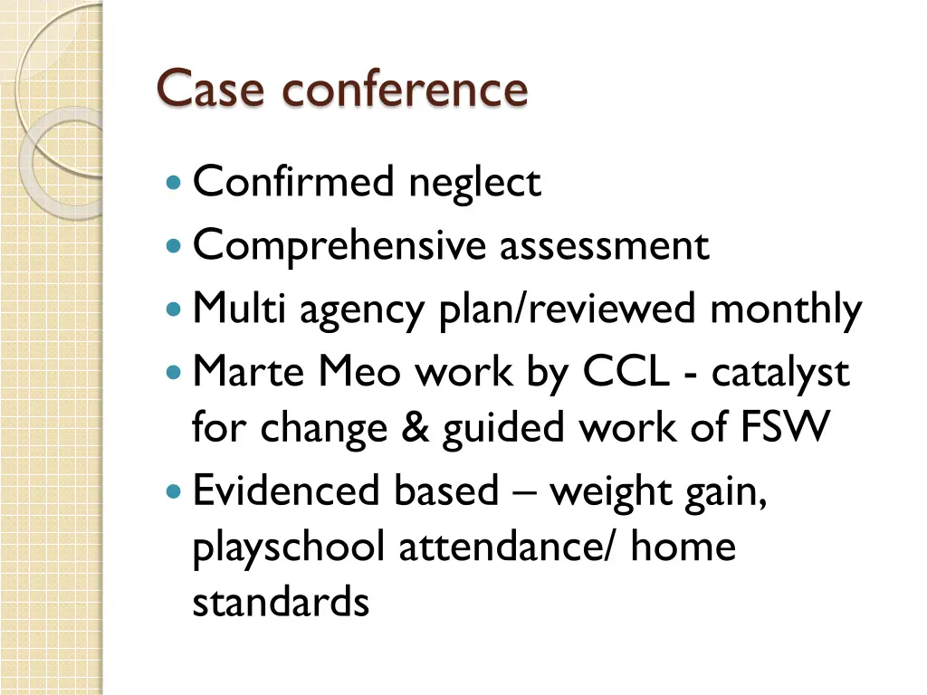 case conference