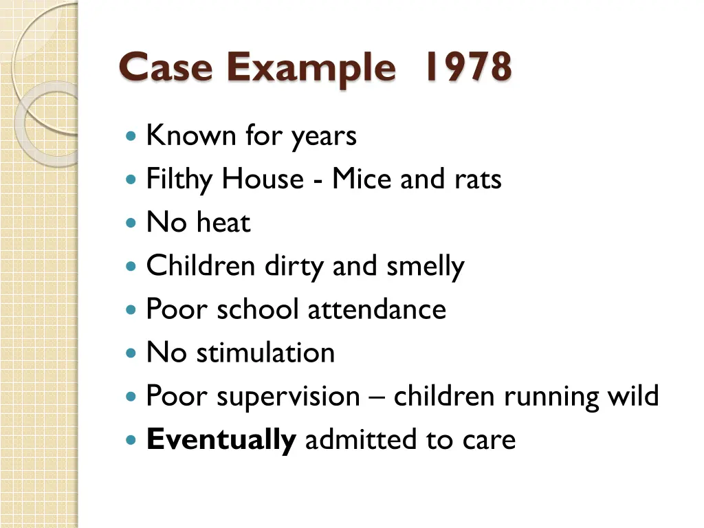 case example 1978