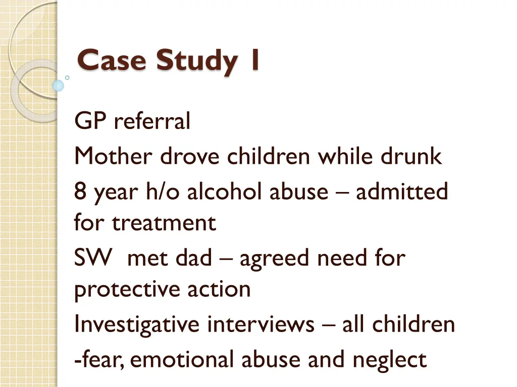 case study 1