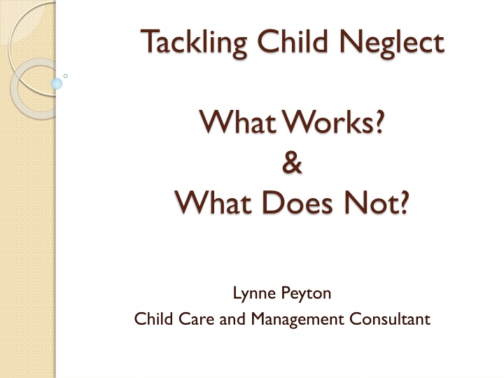 tackling child neglect