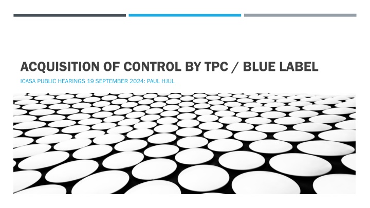acquisition of control by tpc blue label