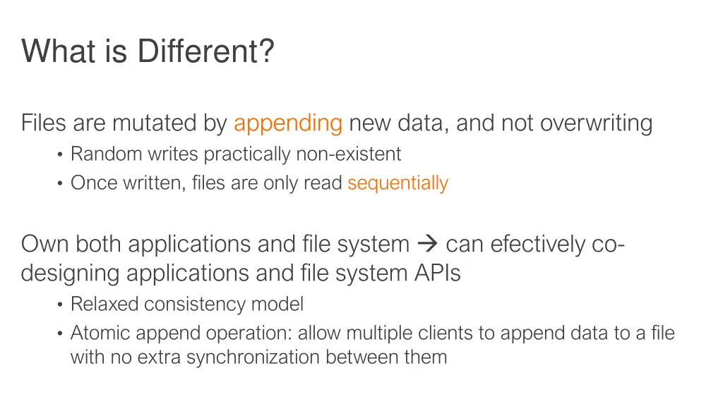 what is different 1
