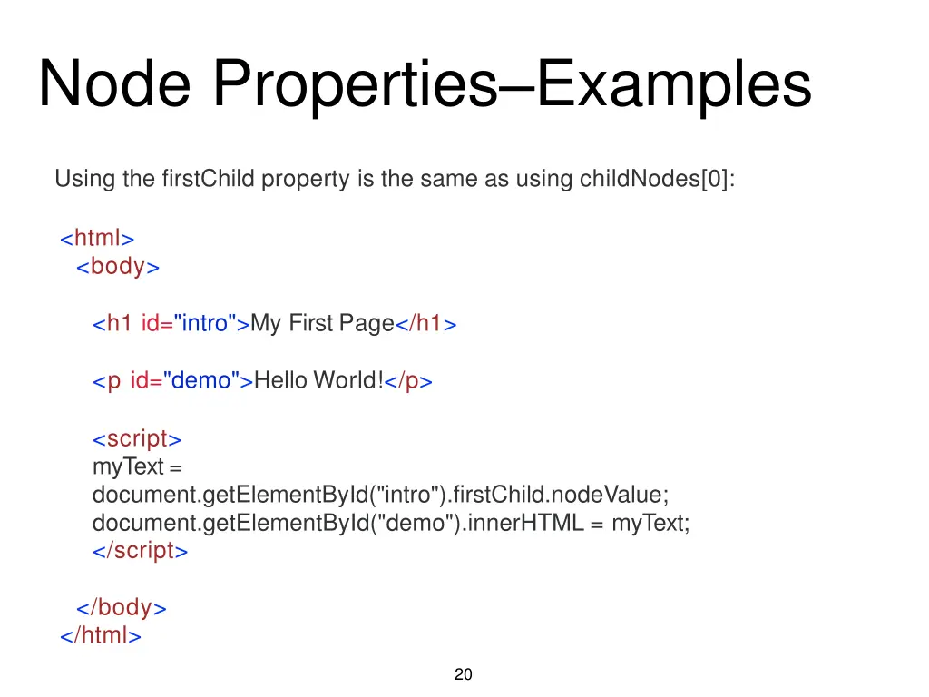 node properties examples 1