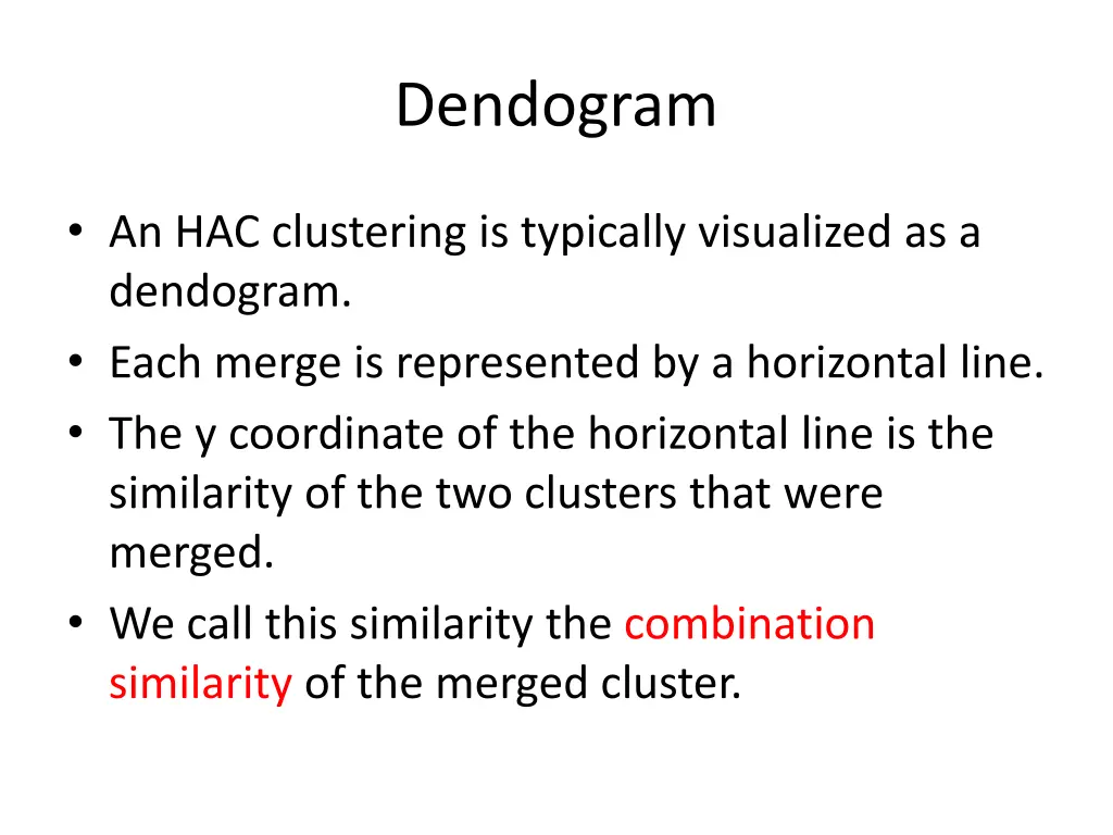 dendogram