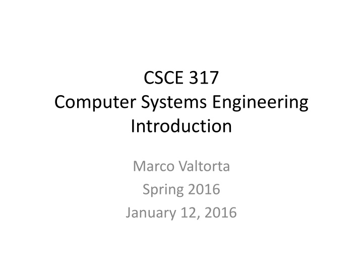 csce 317