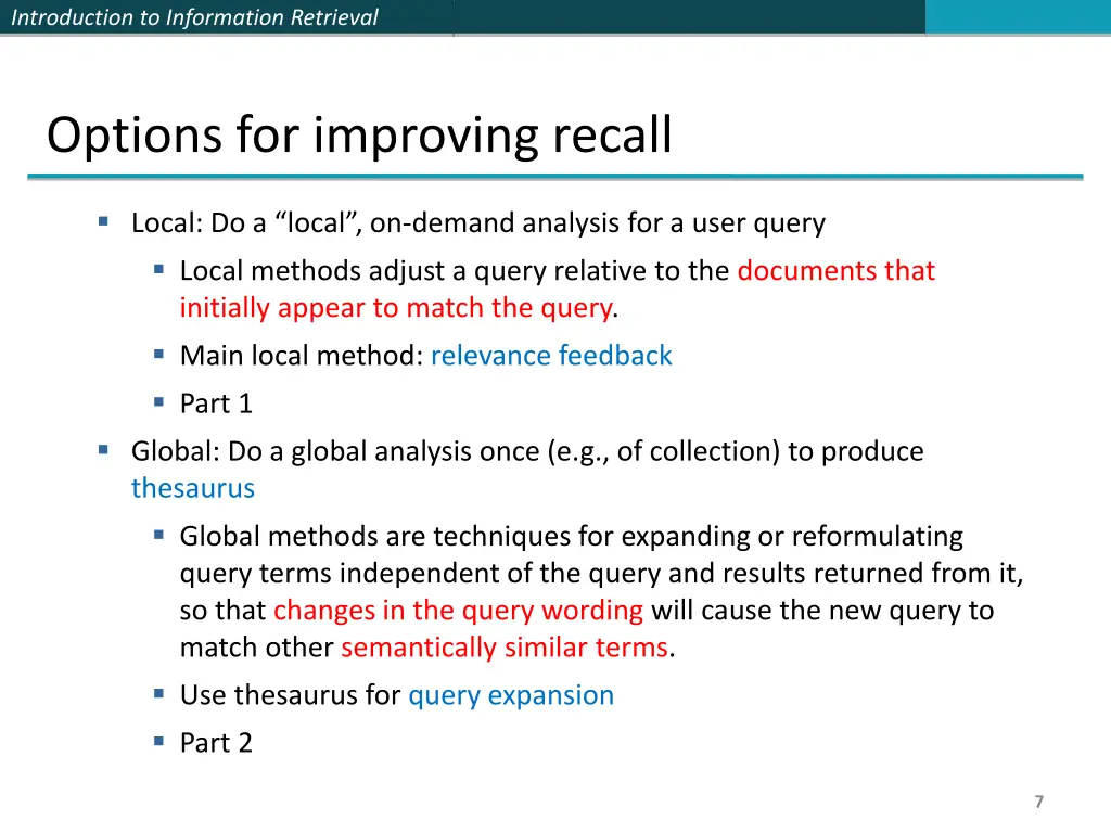 introduction to information retrieval 6