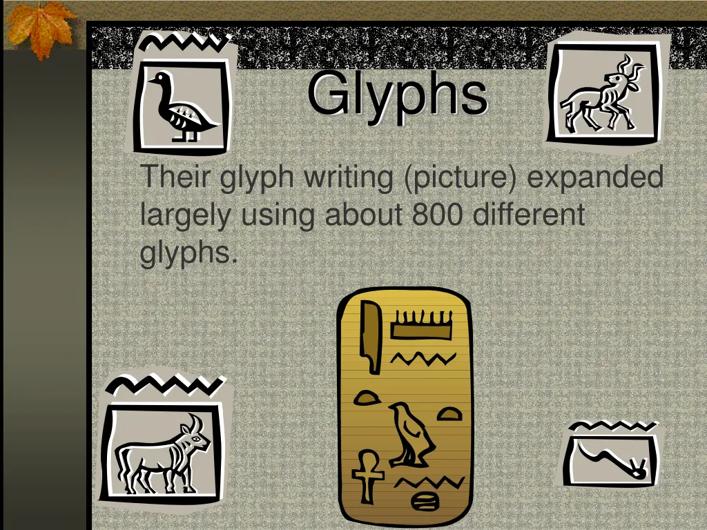glyphs