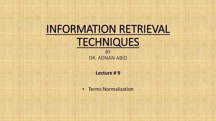 information retrieval information retrieval