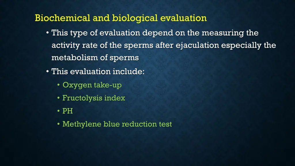 biochemical and biological evaluation this type