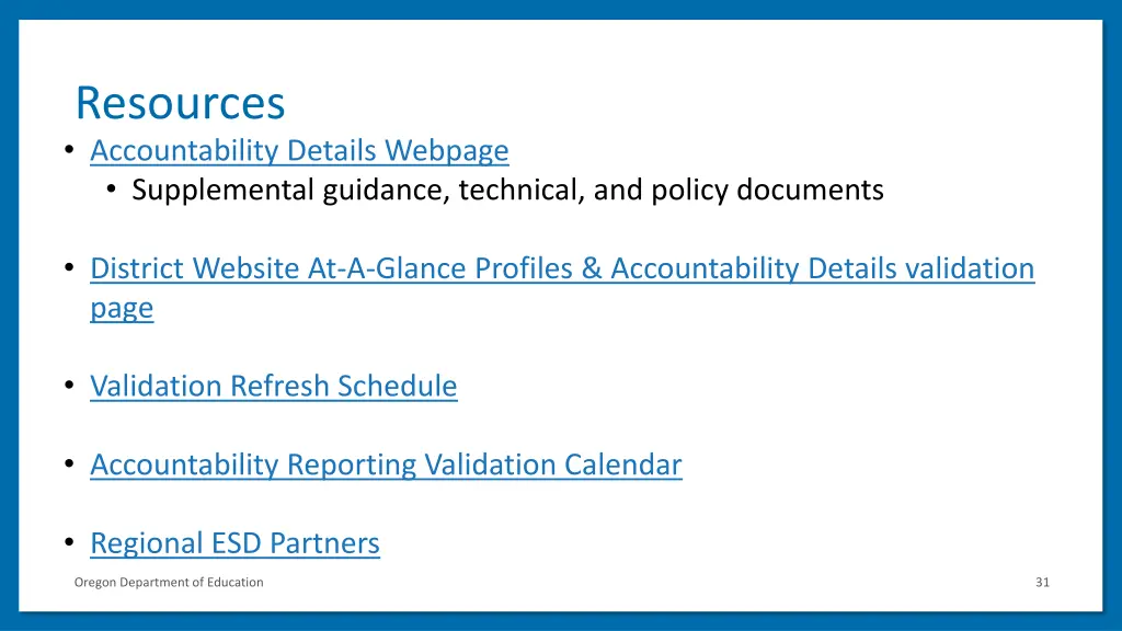 resources accountability details webpage