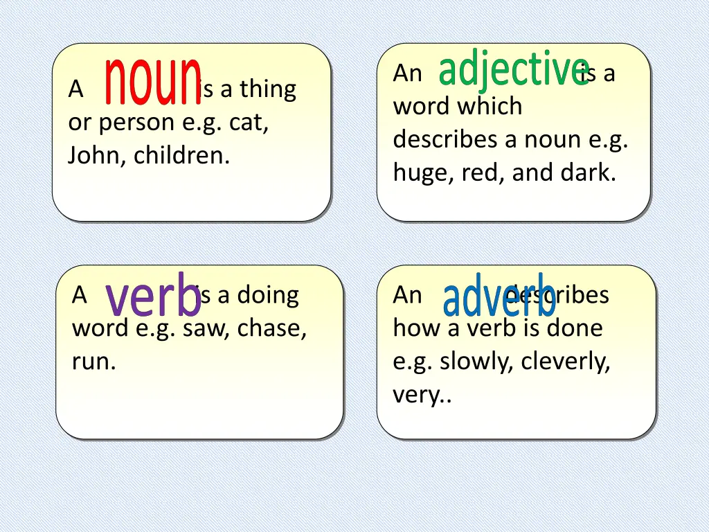 adjective