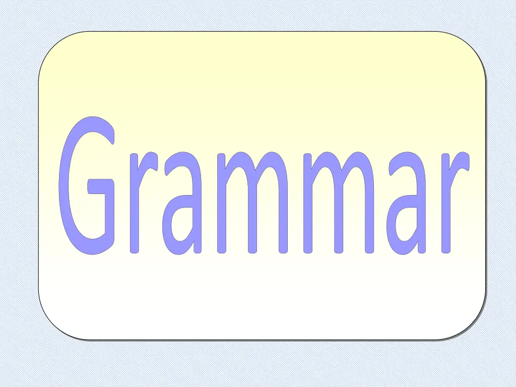 grammar
